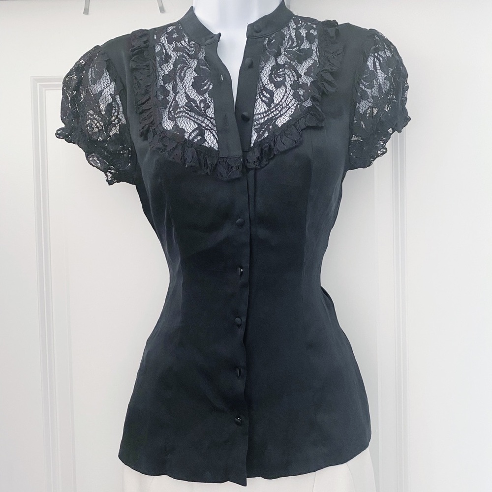 Arden B laced top